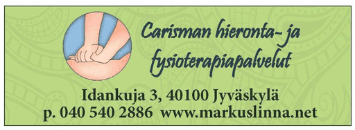 Carisman hieronta ja fysioterapia